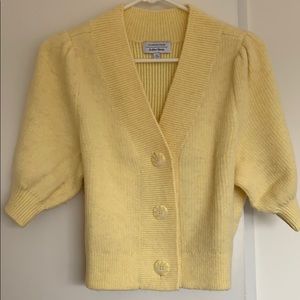 Sweater: & Other Stories - short puff sleeves